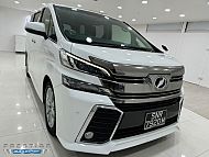 Toyota Vellfire 2.5 Z Sunroof 2015 White Body kit Android Player